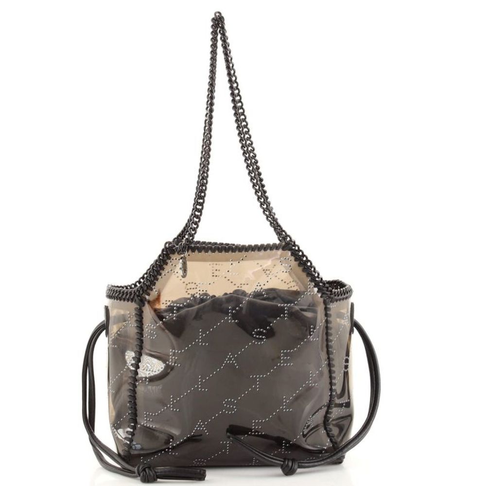 Stella McCartney Falabella Tote Perforated PVC Small Black